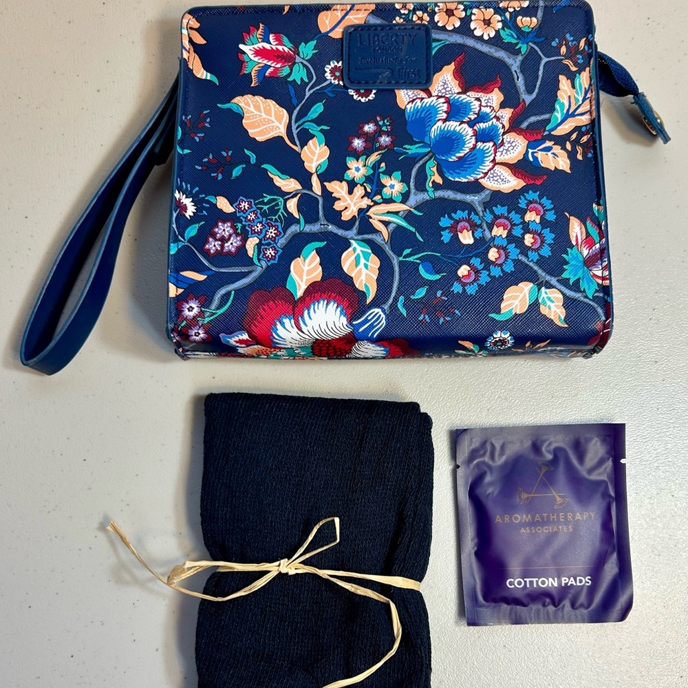 Liberty of London Navy Floral Wristlet Wallet